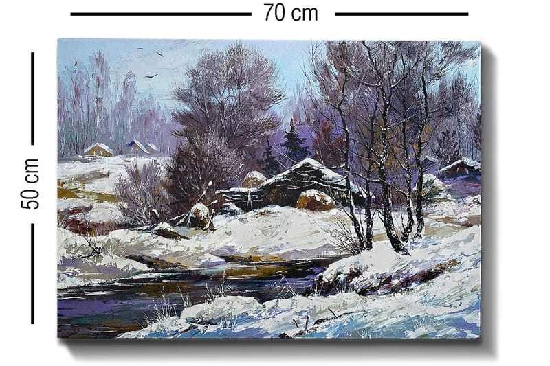 Dekorativ Canvastavla 50x70 cm - Flerfärgad - Inredning & dekor - Tavlor & konst - Canvastavla