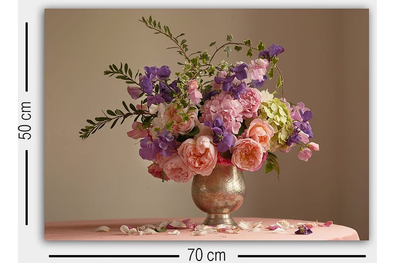 Dekorativ Canvastavla 50x70 cm - Flerfärgad - Inredning & dekor - Tavlor & konst - Canvastavla