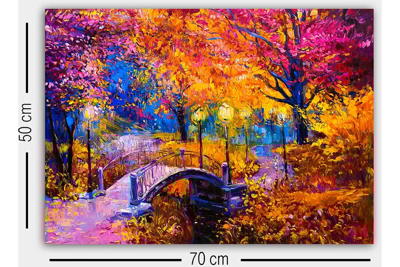 DEKORATIV CANVASTAVLA 50x70 cm Flerfärgad - Inredning & dekor - Tavlor & konst - Canvastavla