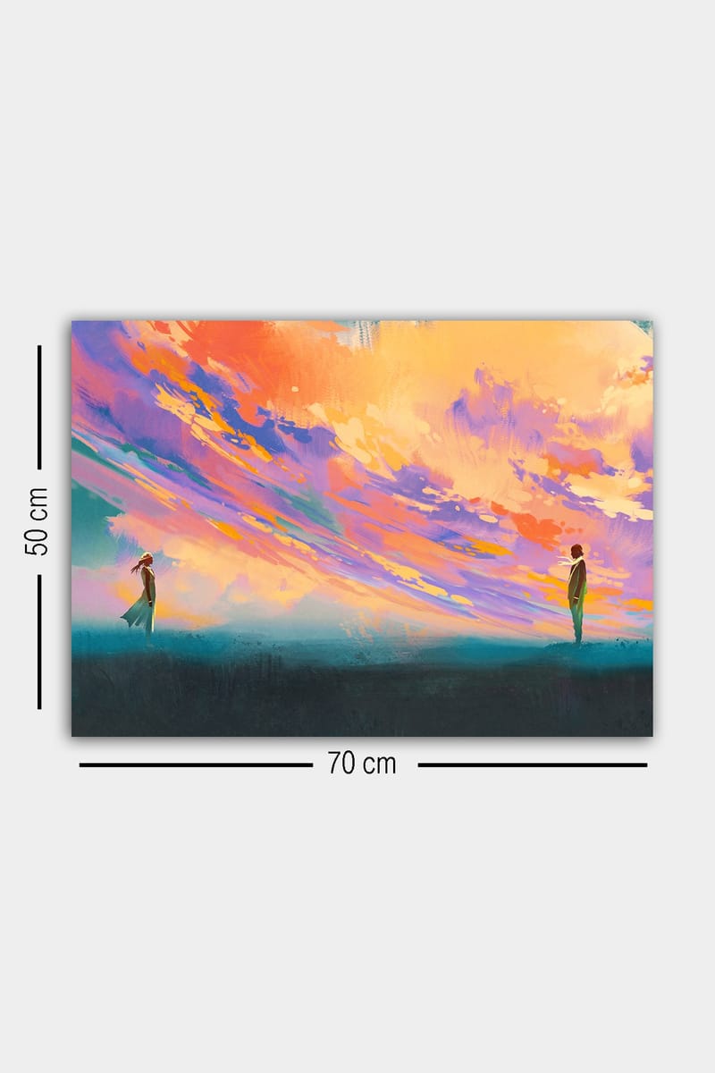 DEKORATIV CANVASTAVLA 50x70 cm Flerfärgad - Inredning & dekor - Tavlor & konst - Canvastavla