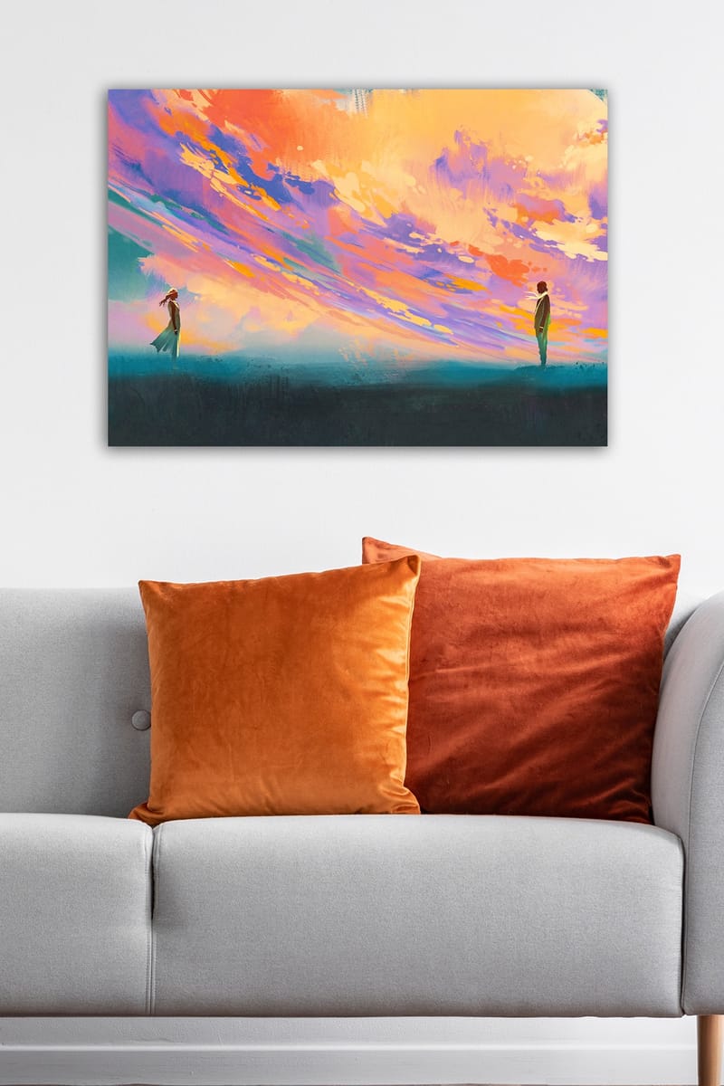 DEKORATIV CANVASTAVLA 50x70 cm Flerfärgad - Inredning & dekor - Tavlor & konst - Canvastavla