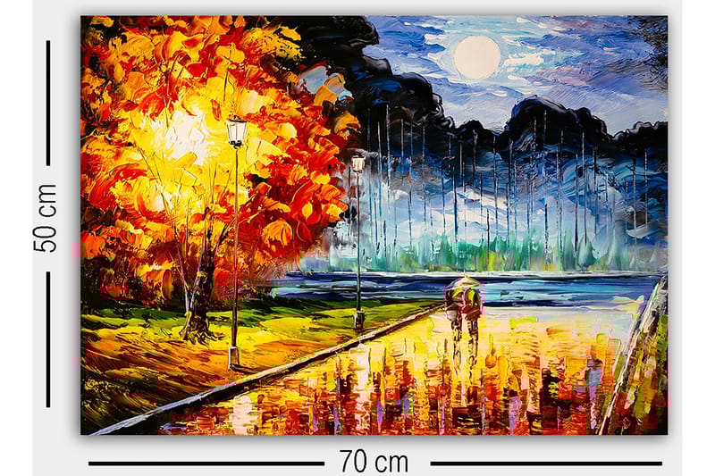 DEKORATIV CANVASTAVLA 50x70 cm Flerfärgad - Inredning & dekor - Tavlor & konst - Canvastavla