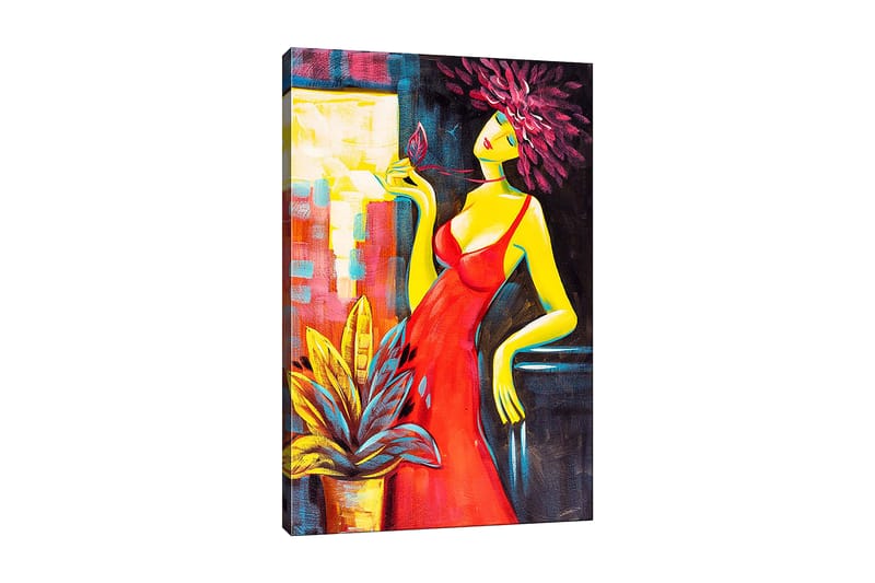 DEKORATIV CANVASTAVLA 50x70 cm Flerfärgad - Inredning & dekor - Tavlor & konst - Canvastavla