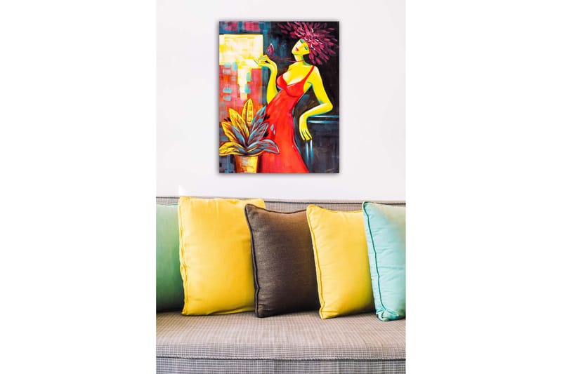 DEKORATIV CANVASTAVLA 50x70 cm Flerfärgad - Inredning & dekor - Tavlor & konst - Canvastavla