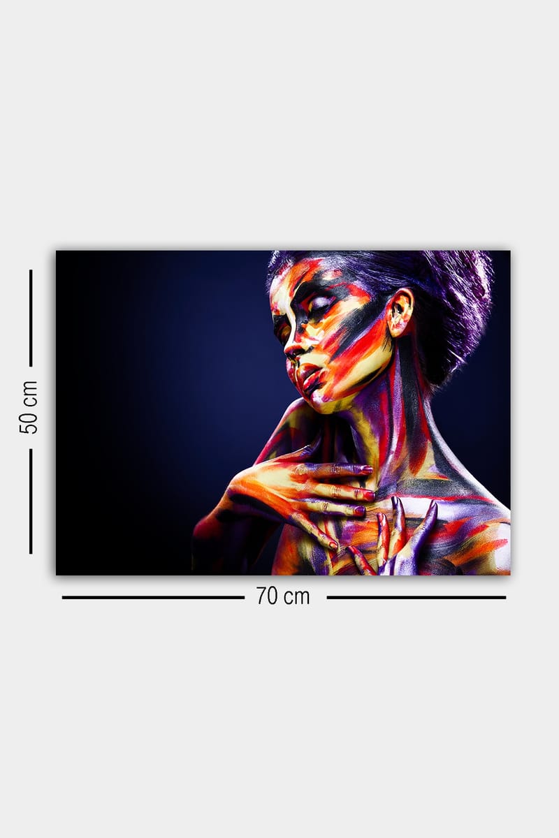 DEKORATIV CANVASTAVLA 50x70 cm Flerfärgad - Inredning & dekor - Tavlor & konst - Canvastavla