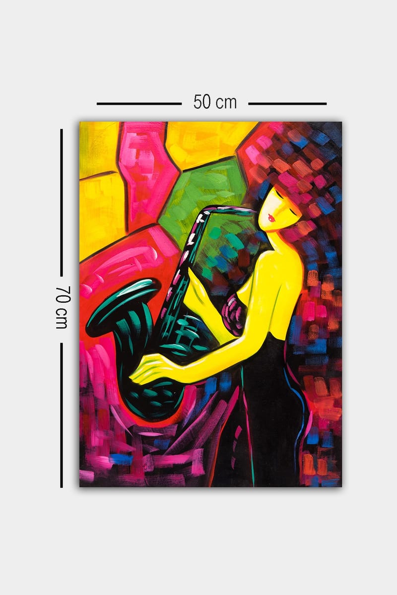 DEKORATIV CANVASTAVLA 50x70 cm Flerfärgad - Inredning & dekor - Tavlor & konst - Canvastavla