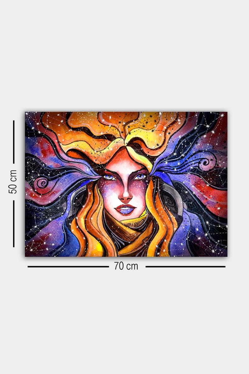DEKORATIV CANVASTAVLA 50x70 cm Flerfärgad - Inredning & dekor - Tavlor & konst - Canvastavla