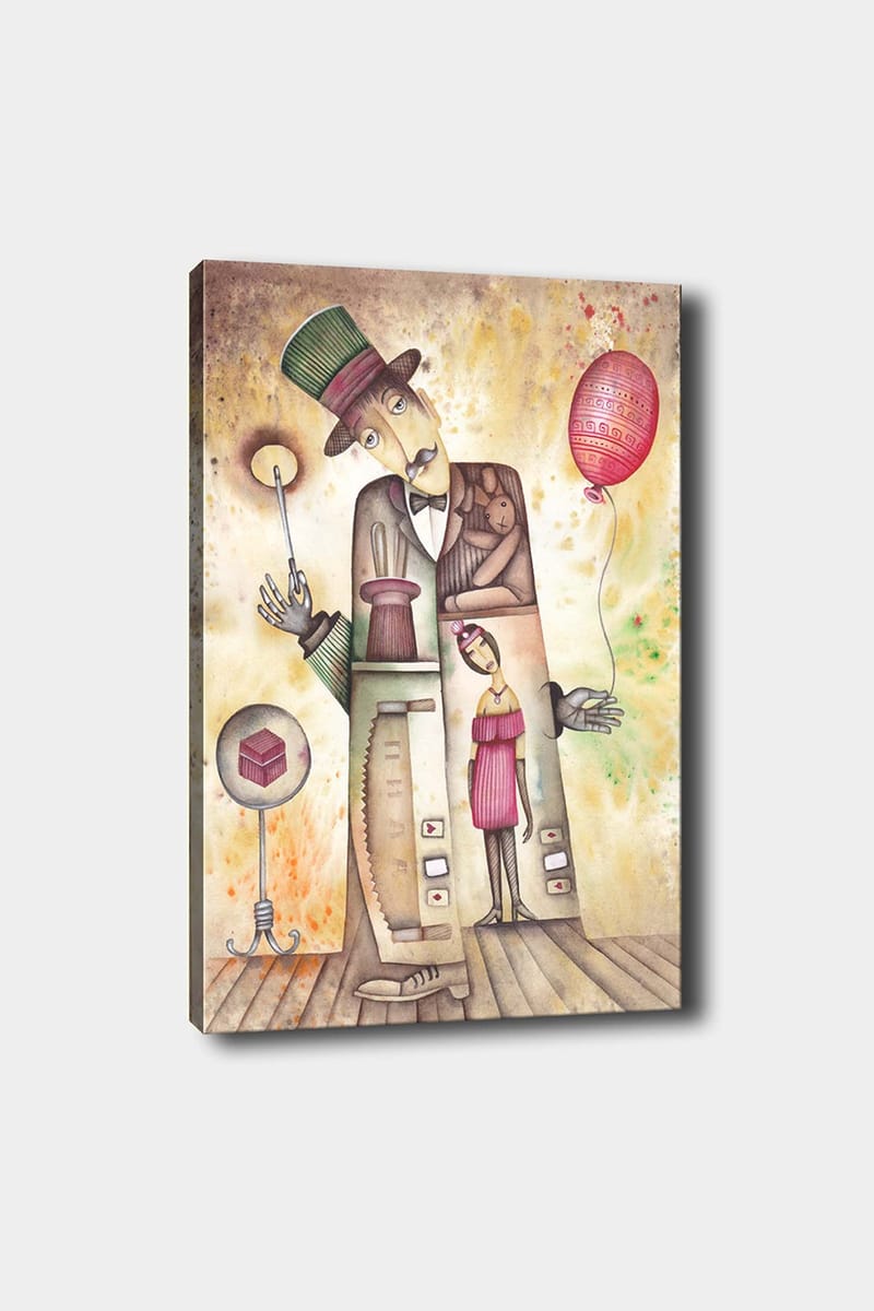 DEKORATIV CANVASTAVLA 50x70 cm Flerfärgad - Inredning & dekor - Tavlor & konst - Canvastavla