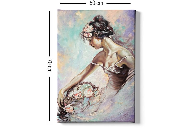 DEKORATIV CANVASTAVLA 50x70 cm Flerfärgad - Inredning & dekor - Tavlor & konst - Canvastavla