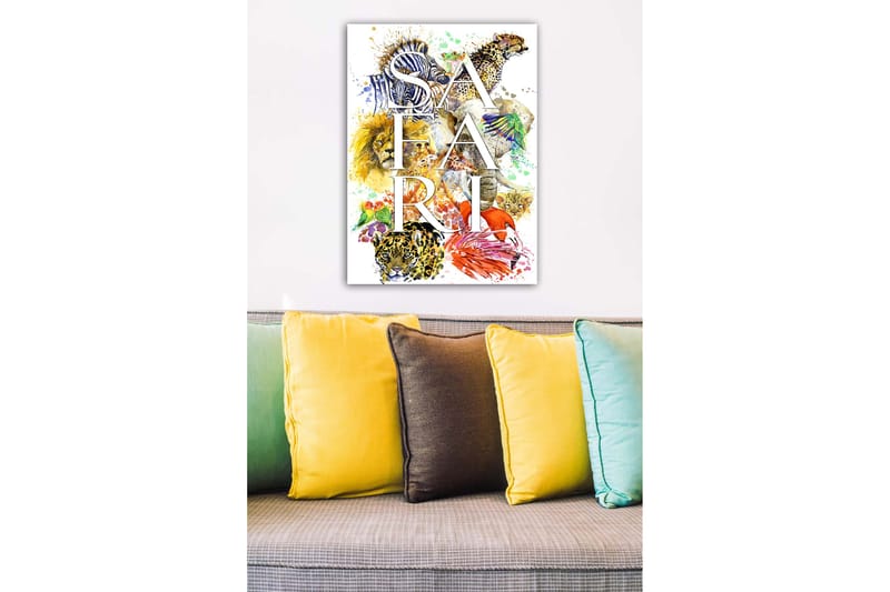 DEKORATIV CANVASTAVLA 50x70 cm Flerfärgad - Inredning & dekor - Tavlor & konst - Canvastavla