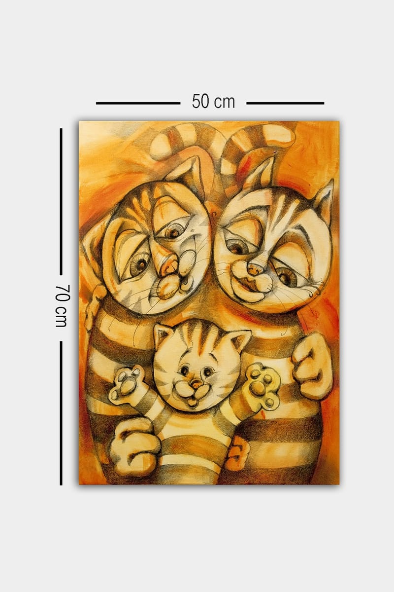 DEKORATIV CANVASTAVLA 50x70 cm Flerfärgad - Inredning & dekor - Tavlor & konst - Canvastavla