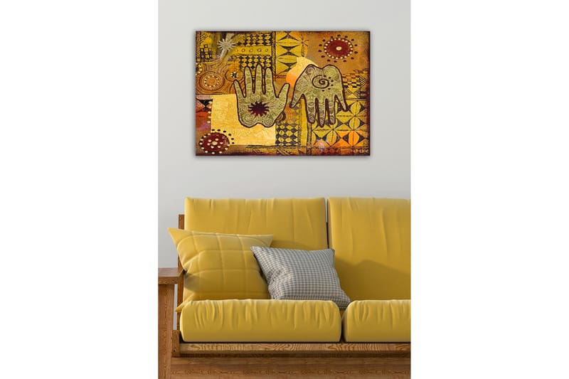DEKORATIV CANVASTAVLA 50x70 cm Flerfärgad - Inredning & dekor - Tavlor & konst - Canvastavla
