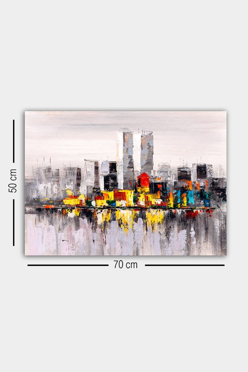 DEKORATIV CANVASTAVLA 50x70 cm Flerfärgad - Inredning & dekor - Tavlor & konst - Canvastavla