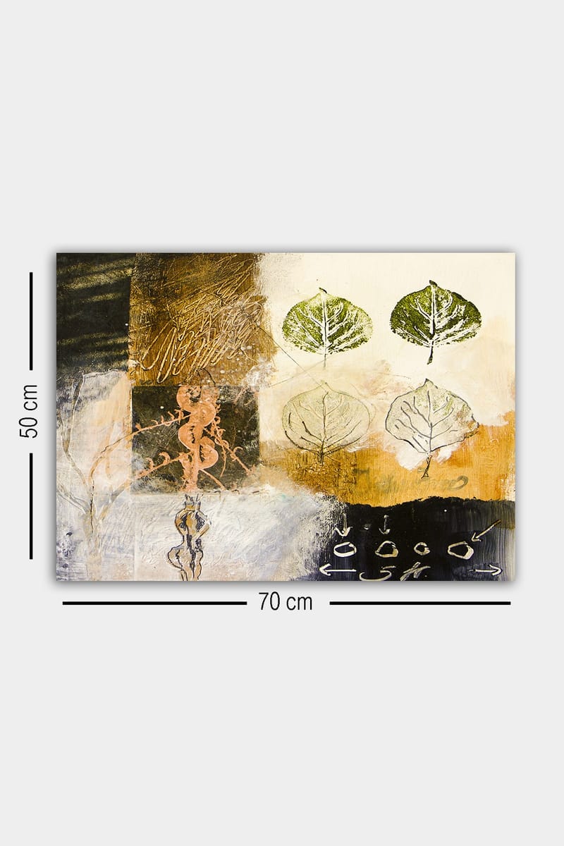 DEKORATIV CANVASTAVLA 50x70 cm Flerfärgad - Inredning & dekor - Tavlor & konst - Canvastavla