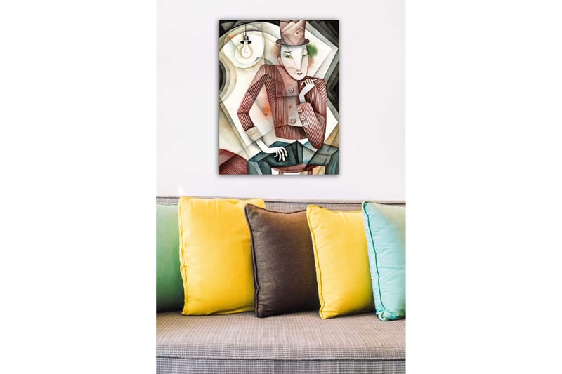 DEKORATIV CANVASTAVLA 50x70 cm Flerfärgad - Inredning & dekor - Tavlor & konst - Canvastavla