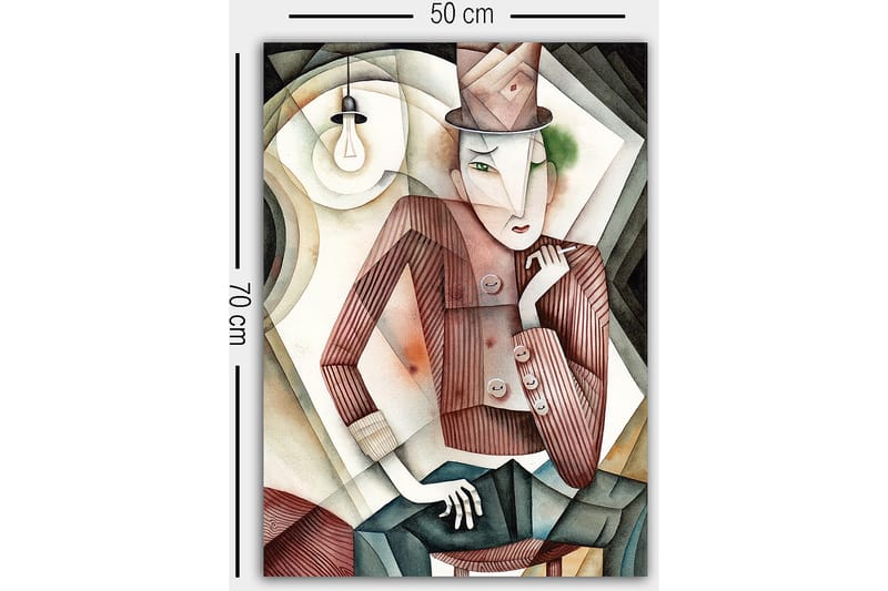 DEKORATIV CANVASTAVLA 50x70 cm Flerfärgad - Inredning & dekor - Tavlor & konst - Canvastavla