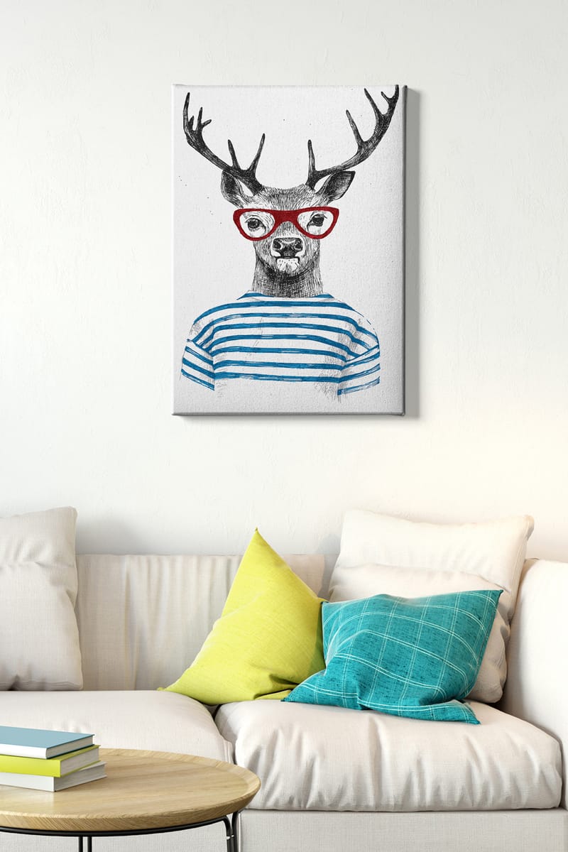 DEKORATIV CANVASTAVLA 50x70 cm Flerfärgad - Inredning & dekor - Tavlor & konst - Canvastavla