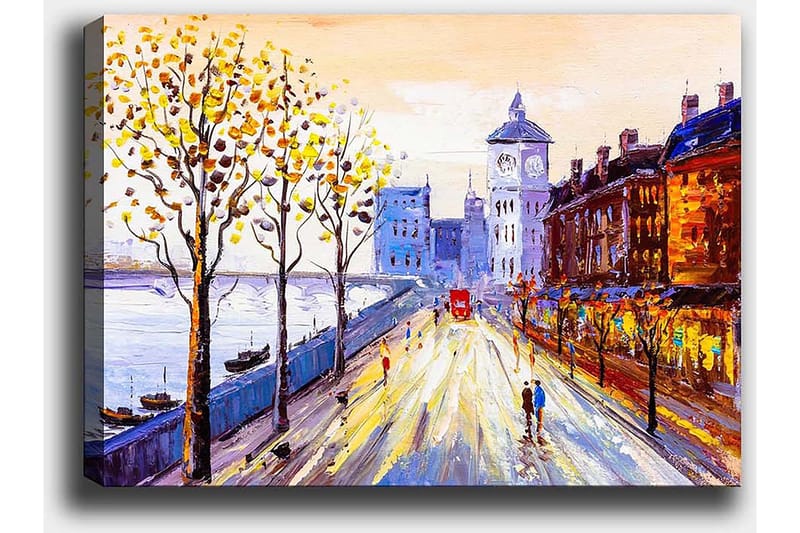 DEKORATIV CANVASTAVLA 50x70 cm Flerfärgad - Inredning & dekor - Tavlor & konst - Canvastavla