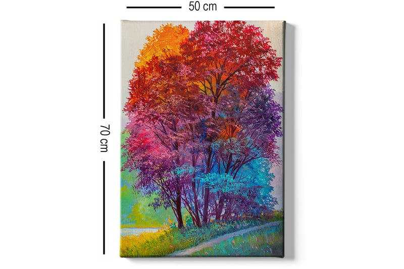 DEKORATIV CANVASTAVLA 50x70 cm Flerfärgad - Inredning & dekor - Tavlor & konst - Canvastavla