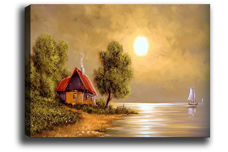 DEKORATIV CANVASTAVLA 50x70 cm Flerfärgad - Inredning & dekor - Tavlor & konst - Canvastavla