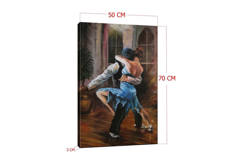 DEKORATIV CANVASTAVLA 50x70 cm Flerfärgad - Inredning & dekor - Tavlor & konst - Canvastavla