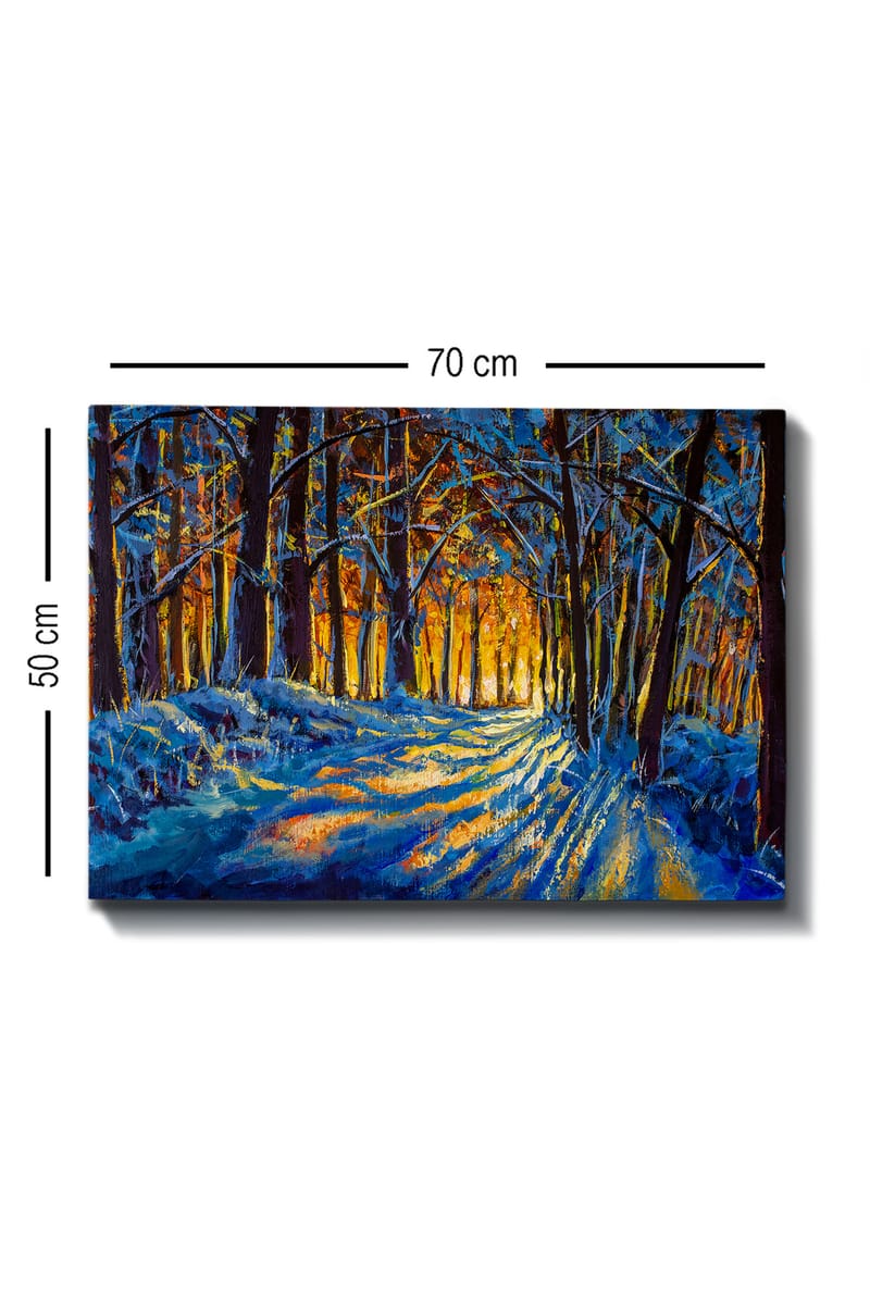DEKORATIV CANVASTAVLA 50x70 cm Flerfärgad - Inredning & dekor - Tavlor & konst - Canvastavla