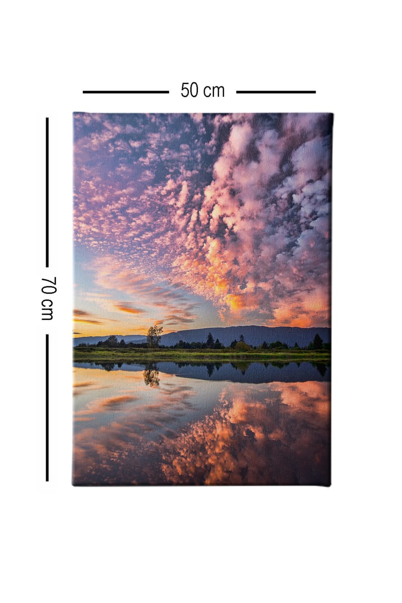 DEKORATIV CANVASTAVLA 50x70 cm Flerfärgad - Inredning & dekor - Tavlor & konst - Canvastavla