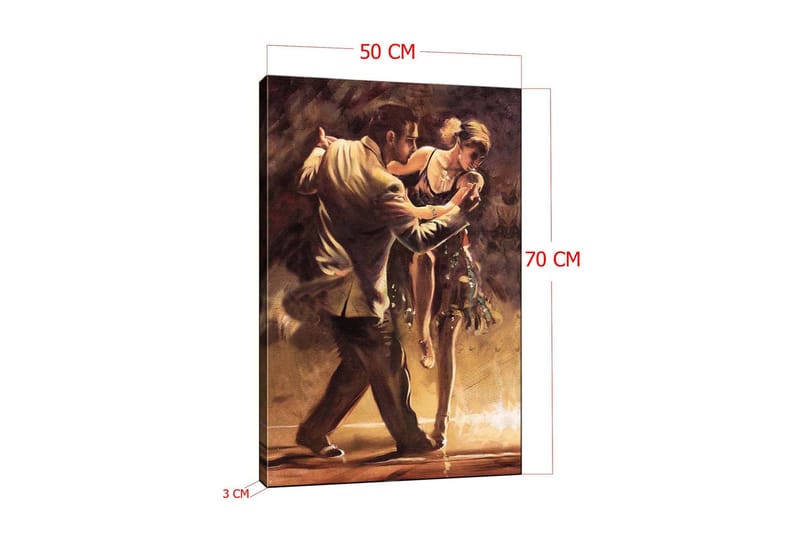 DEKORATIV CANVASTAVLA 50x70 cm Flerfärgad - Inredning & dekor - Tavlor & konst - Canvastavla