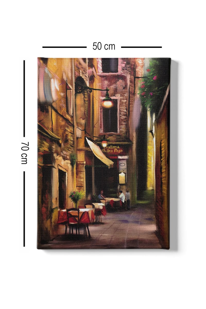 DEKORATIV CANVASTAVLA 50x70 cm Flerfärgad - Inredning & dekor - Tavlor & konst - Canvastavla