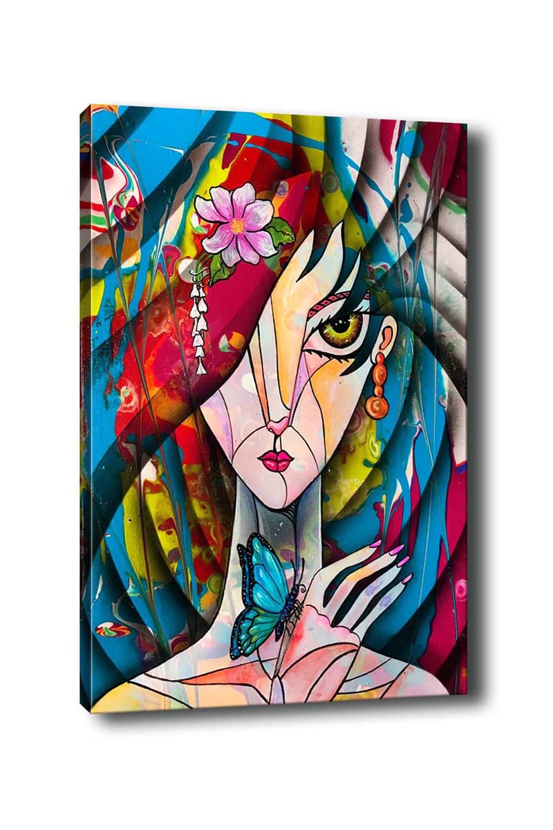 DEKORATIV CANVASTAVLA 50x70 cm Flerfärgad - Inredning & dekor - Tavlor & konst - Canvastavla