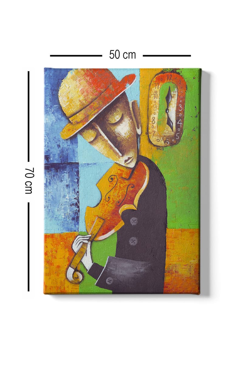 DEKORATIV CANVASTAVLA 50x70 cm Flerf�ärgad - Inredning & dekor - Tavlor & konst - Canvastavla
