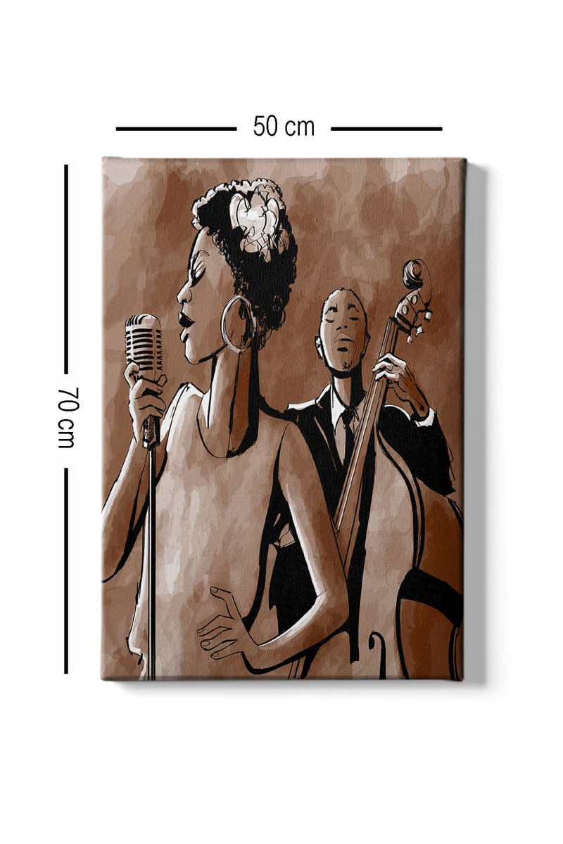 DEKORATIV CANVASTAVLA 50x70 cm Flerf�ärgad - Inredning & dekor - Tavlor & konst - Canvastavla