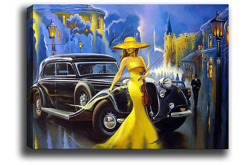 DEKORATIV CANVASTAVLA 50x70 cm Flerf�ärgad - Inredning & dekor - Tavlor & konst - Canvastavla