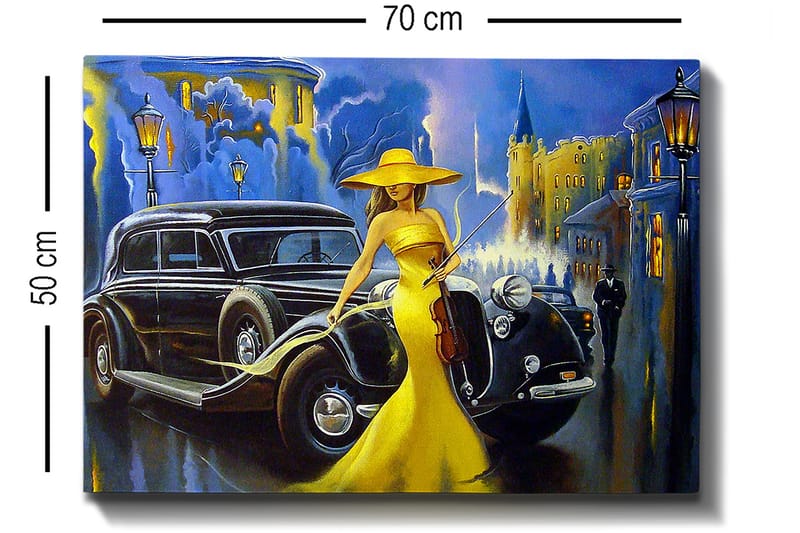 DEKORATIV CANVASTAVLA 50x70 cm Flerfärgad - Inredning & dekor - Tavlor & konst - Canvastavla