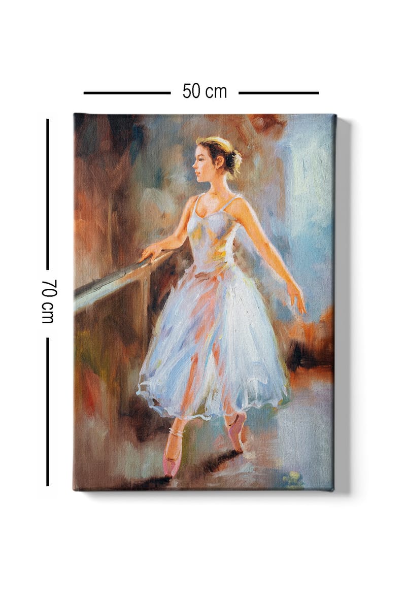 DEKORATIV CANVASTAVLA 50x70 cm Flerfärgad - Inredning & dekor - Tavlor & konst - Canvastavla