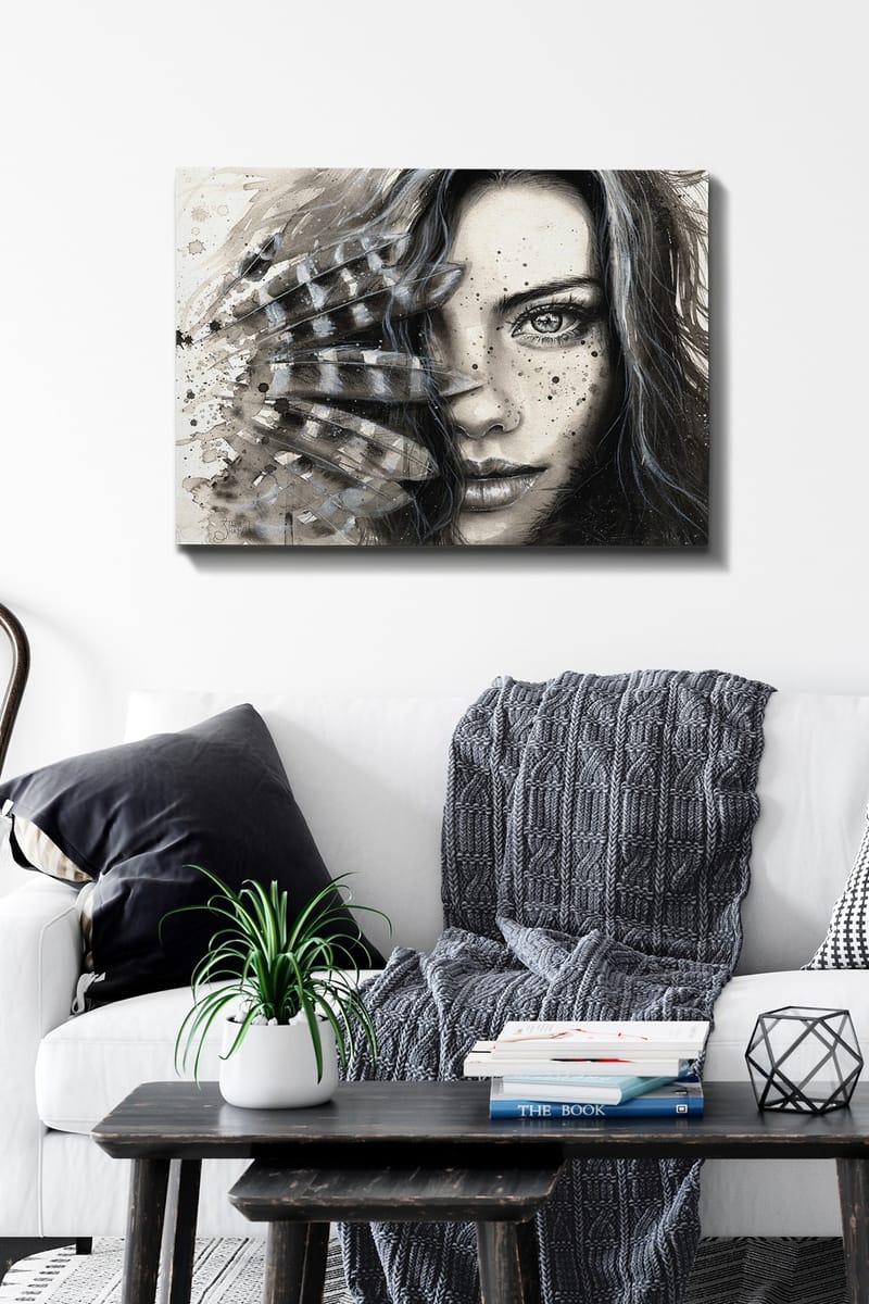 DEKORATIV CANVASTAVLA 50x70 cm Flerfärgad - Inredning & dekor - Tavlor & konst - Canvastavla