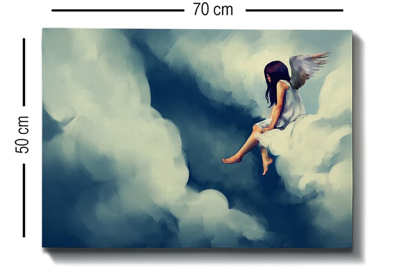 DEKORATIV CANVASTAVLA 50x70 cm Flerfärgad - Inredning & dekor - Tavlor & konst - Canvastavla