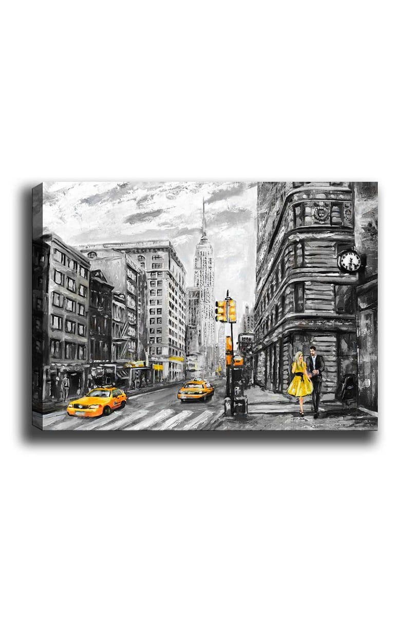 DEKORATIV CANVASTAVLA 50x70 cm Flerfärgad - Inredning & dekor - Tavlor & konst - Canvastavla
