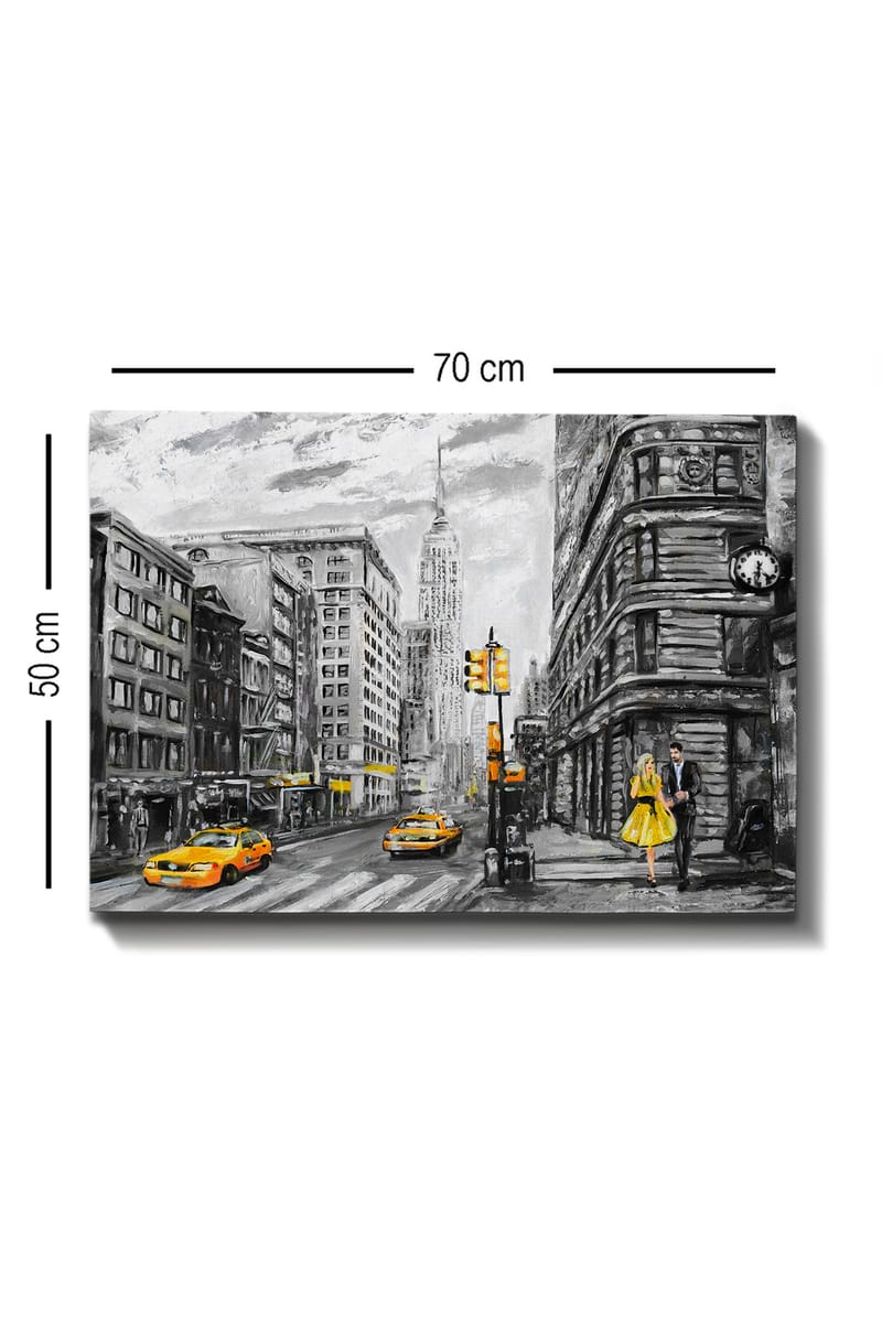 DEKORATIV CANVASTAVLA 50x70 cm Flerfärgad - Inredning & dekor - Tavlor & konst - Canvastavla