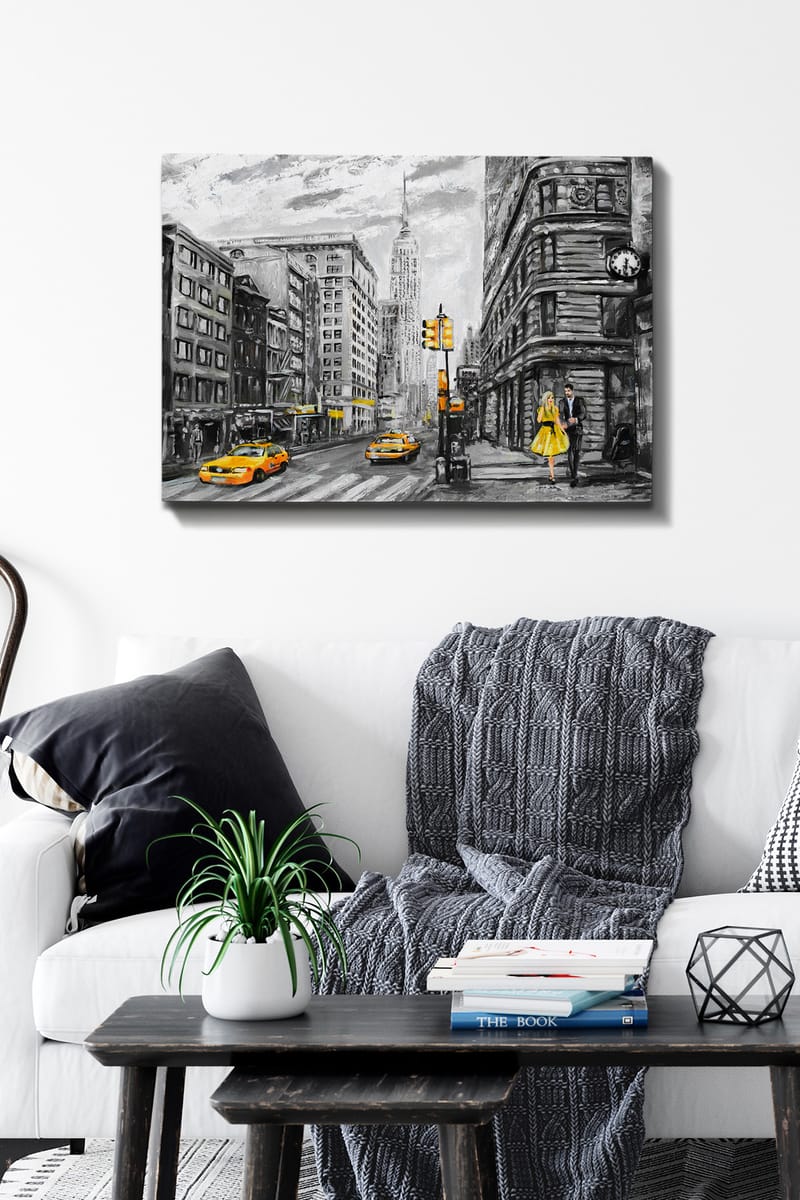 DEKORATIV CANVASTAVLA 50x70 cm Flerfärgad - Inredning & dekor - Tavlor & konst - Canvastavla