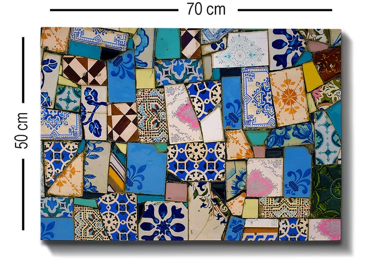 DEKORATIV CANVASTAVLA 50x70 cm Flerfärgad - Inredning & dekor - Tavlor & konst - Canvastavla