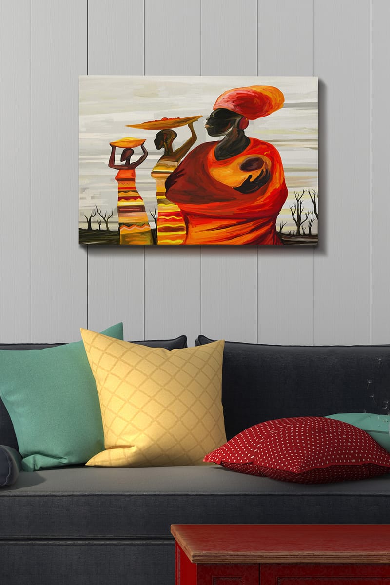 DEKORATIV CANVASTAVLA 50x70 cm Flerfärgad - Inredning & dekor - Tavlor & konst - Canvastavla