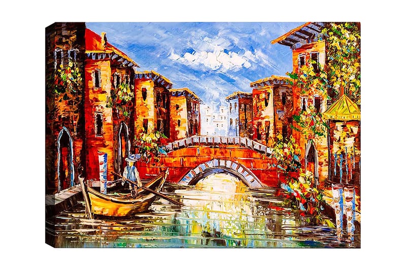 DEKORATIV CANVASTAVLA 50x70 cm Flerfärgad - Inredning & dekor - Tavlor & konst - Canvastavla