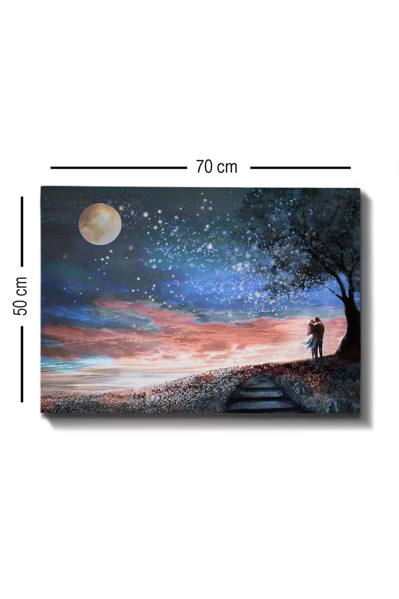 DEKORATIV CANVASTAVLA 50x70 cm Flerfärgad - Inredning & dekor - Tavlor & konst - Canvastavla