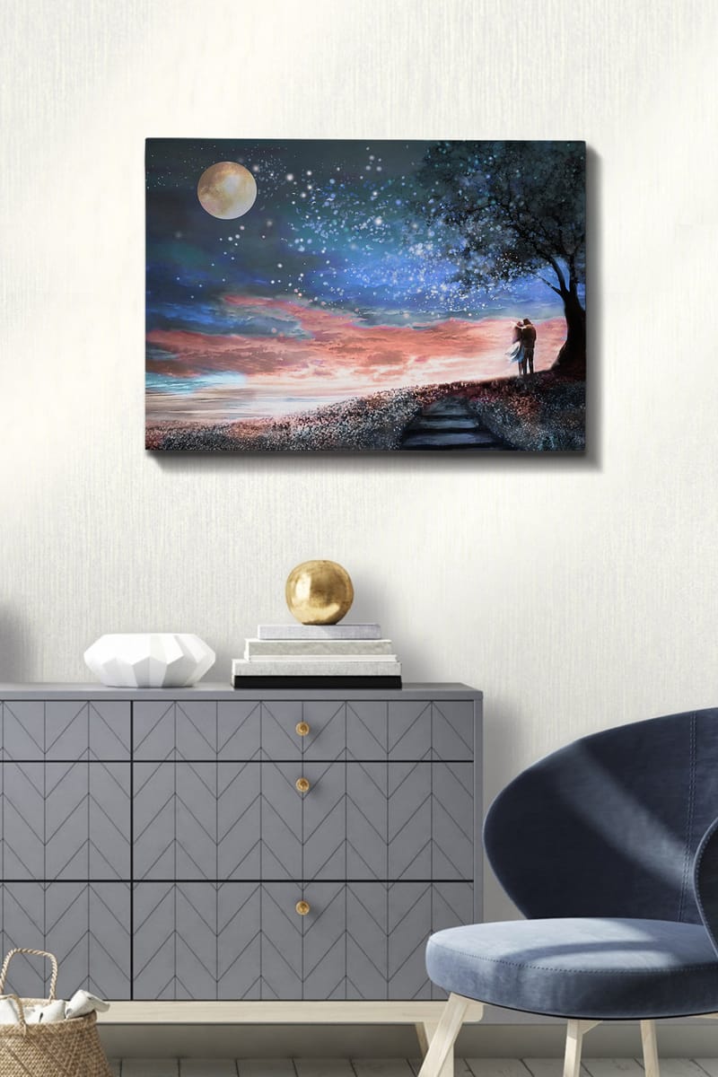 DEKORATIV CANVASTAVLA 50x70 cm Flerfärgad - Inredning & dekor - Tavlor & konst - Canvastavla