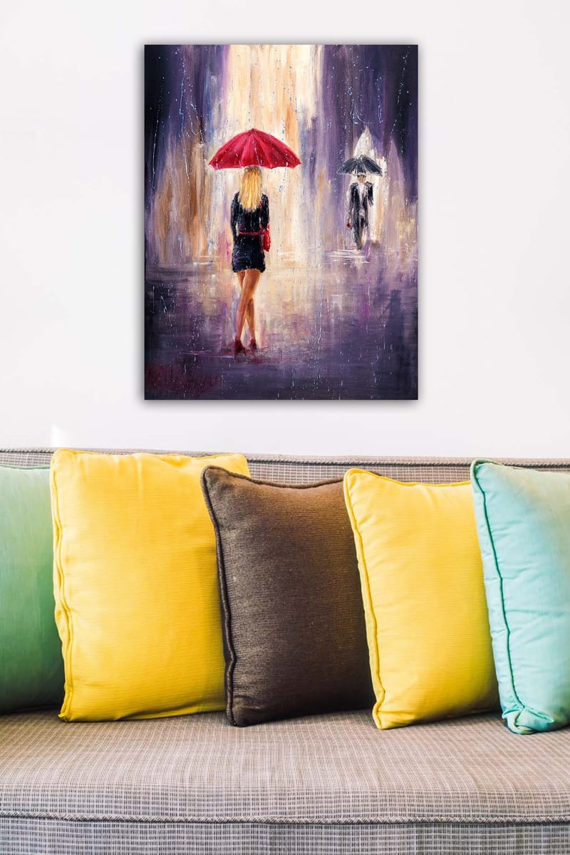 DEKORATIV CANVASTAVLA 50x70 cm Flerfärgad - Inredning & dekor - Tavlor & konst - Canvastavla
