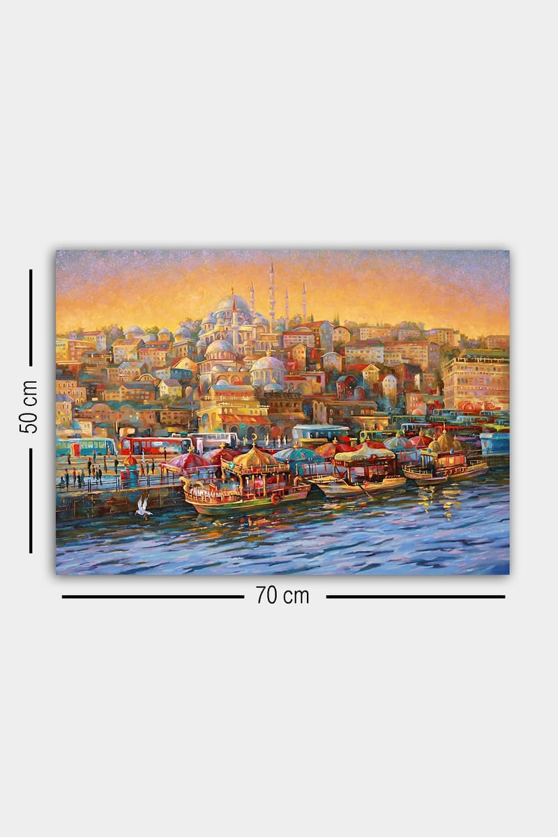 DEKORATIV CANVASTAVLA 50x70 cm Flerfärgad - Inredning & dekor - Tavlor & konst - Canvastavla