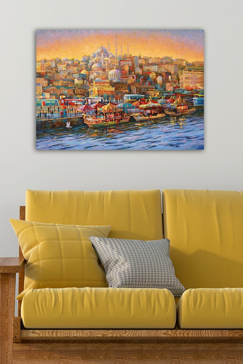 DEKORATIV CANVASTAVLA 50x70 cm Flerfärgad - Inredning & dekor - Tavlor & konst - Canvastavla