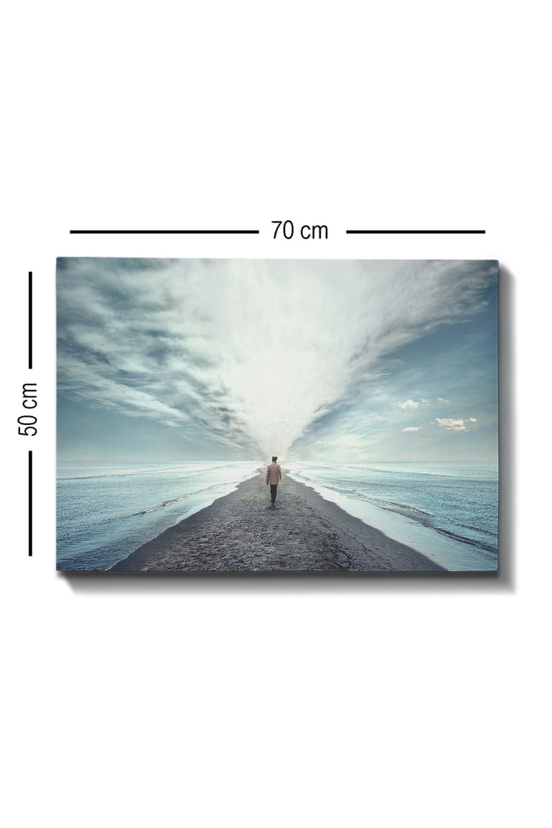 DEKORATIV CANVASTAVLA 50x70 cm Flerf�ärgad - Inredning & dekor - Tavlor & konst - Canvastavla