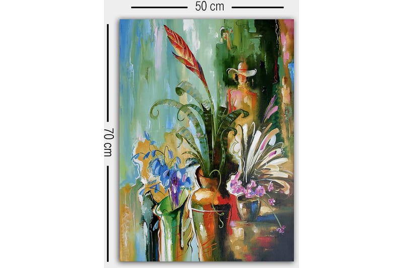 DEKORATIV CANVASTAVLA 50x70 cm Flerfärgad - Inredning & dekor - Tavlor & konst - Canvastavla